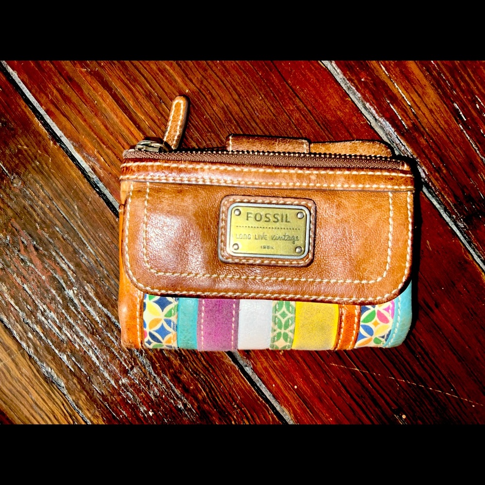 Long Live Vintage Fossil Wallet